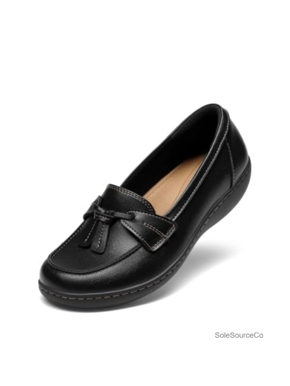Comfort Business Casual Dressy Loafers Faux Leather Slip-On Work Shoes